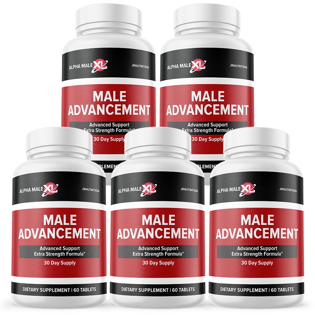 Alpha Male XL - Male Virility - 5 Bottles